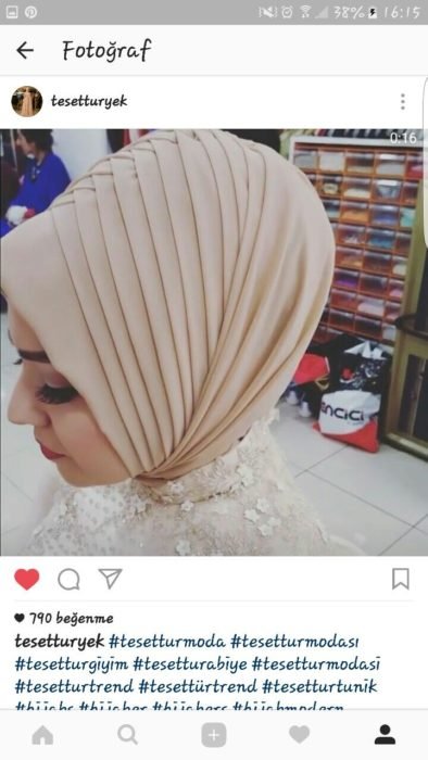 حجاب تركية للعروس المحجبة 7
